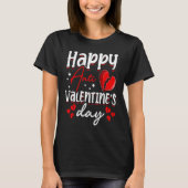 Happy Anti Valentine's Day Haters Heart Broken Sin Tシャツ (正面)