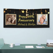 Happy Any Anniversary |星 |その後と今の写真 横断幕 (トレードショー)