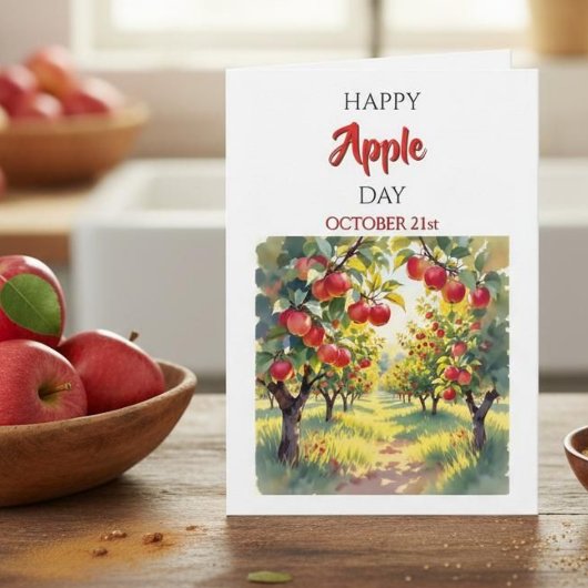 Happy Apple Day | 10月21日 カード
