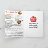Happy Apple Day | 10月21日 カード (内部)