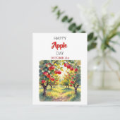 Happy Apple Day | 10月21日 ポストカード (スタンド正面)