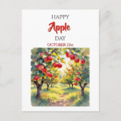 Happy Apple Day | 10月21日 ポストカード (正面)