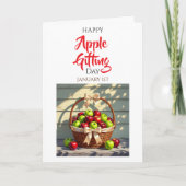 Happy Apple Gifting Day | 1月1日 カード (正面)
