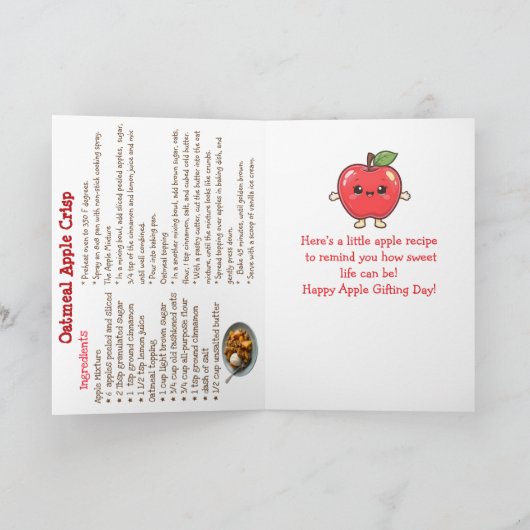 Happy Apple Gifting Day | January 1st カード (内部)