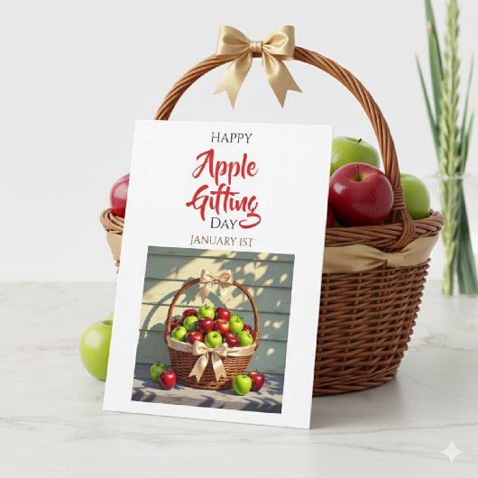 Happy Apple Gifting Day | January 1st カード