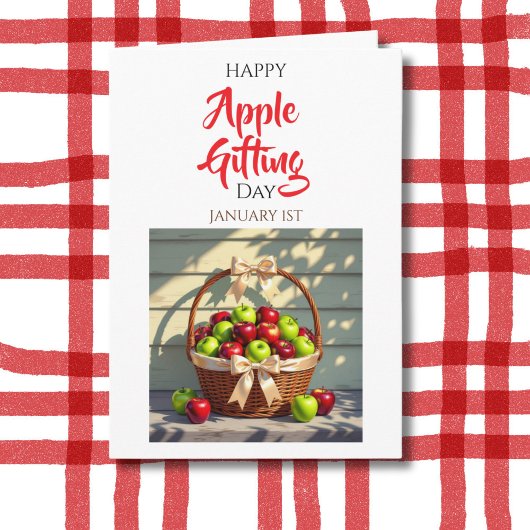 Happy Apple Gifting Day | January 1st カード