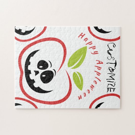 Happy Appleween Jack O'lantern Thunder_Cove ジグソーパズル (横)