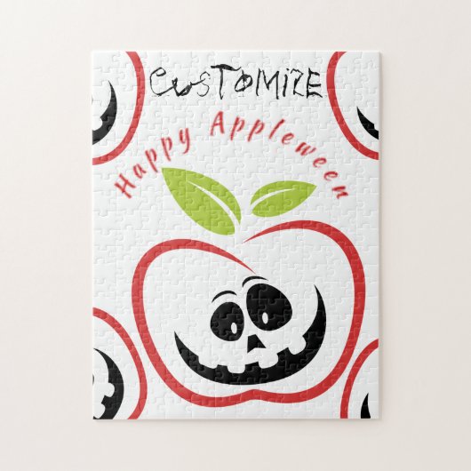Happy Appleween Jack O'lantern Thunder_Cove ジグソーパズル (縦)