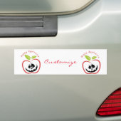 Happy Appleween Jack O'lantern Thunder_Cove バンパーステッカー (車上)