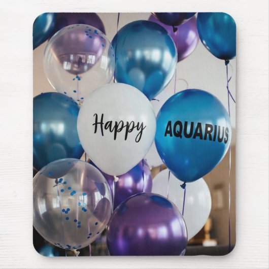 Happy Aquarius MousePad マウスパッド (正面)