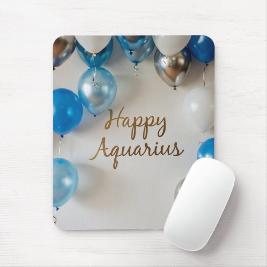 Happy Aquarius MousePad マウスパッド (マウス)