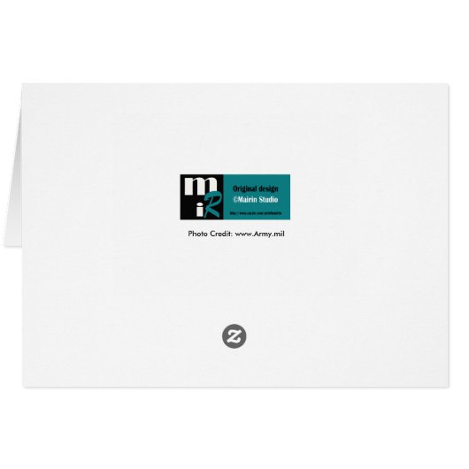 Happy Arriforce Dayカスタム Greeting Cards (裏面横)