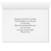 Happy Arriforce Dayカスタム Greeting Cards (内部横(下))