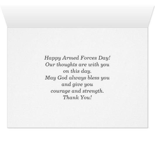 Happy Arriforce Dayカスタム Greeting Cards (内部横(下))