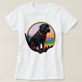 Happy as a Labrador Tシャツ