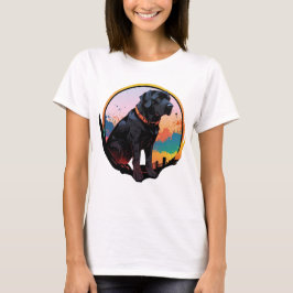 Happy as a Labrador Tシャツ