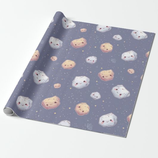  Happy Asteroid Wrapping Paper ラッピングペーパー (アンロールド)