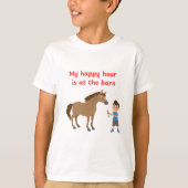 Happy at the barn tシャツ (正面)