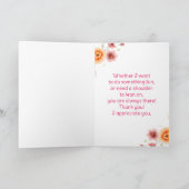 Happy Auntie's Day カード (内部)