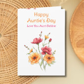 Happy Auntie's Day  カード