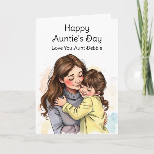 Happy Auntie's Day | July  カード (正面)