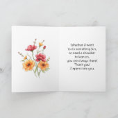 Happy Auntie's Day | Personalized Photo カード (内部)