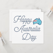 Happy Australia Day //ノベルティAustralia Day カード (正面/裏面インサイチュ)