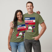 Happy Australia Day 1月26日Tシャツ Tシャツ (ユニセックス)