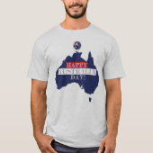 Happy Australia Day Tシャツ (正面)