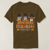 Happy Autumn Fall Pharmacy Squad Pharmacy Crew Tha Tシャツ (デザイン正面)