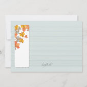 Happy Autumn Photo Card (裏面)