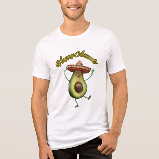 happy avocado トライブレンドＴシャツ (正面)