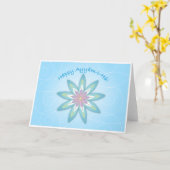 Happy Ayyam-i-Haグリーティングカード カード (黄色い花)