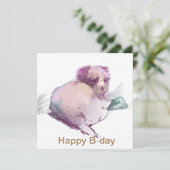 Happy B-day birthday puppy シーズンカード (スタンド正面)