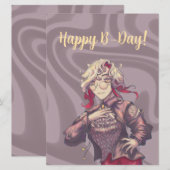 Happy B-Day Citrine Anime シーズンカード (正面/裏面)