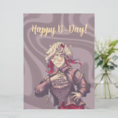 Happy B-Day Citrine Anime シーズンカード (スタンド正面)