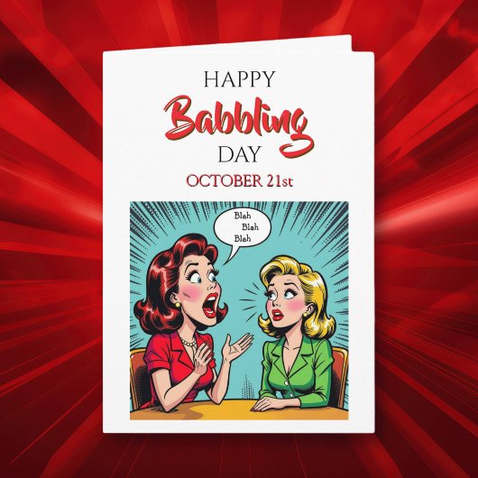 Happy Babbling Day | October 21st カード