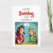 Happy Babbling Day | October 21st カード (正面)