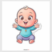 Happy Baby Cartoon シール (シート)