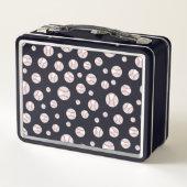 Happy Baseball with Pizza メタルランチボックス (裏面)