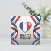 Happy Bastille Day - 14th July 案内状 (スタンド正面)