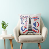 Happy Bastille Day/ To Paris with Love Lace Pillow クッション (椅子)