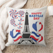 Happy Bastille Day/ To Paris with Love Lace Pillow クッション (ブランケット)