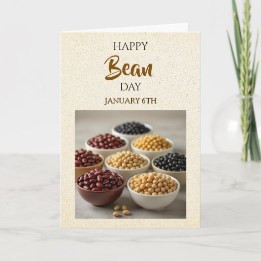 Happy Bean Day! January 6th カード (正面)