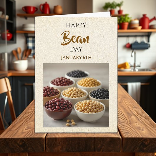 Happy Bean Day! January 6th カード