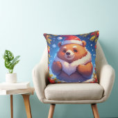 Happy Bear in Santa Hat クッション (椅子)
