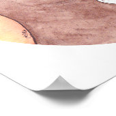 Happy Bear & Rabbit Poster Bear and Bunny Square ポスター (角)