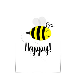 Happy Beeカード「Bee Happy」 カード