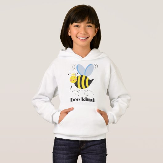 Happy bee princess with crown and shagon Bee Kind (正面フル)