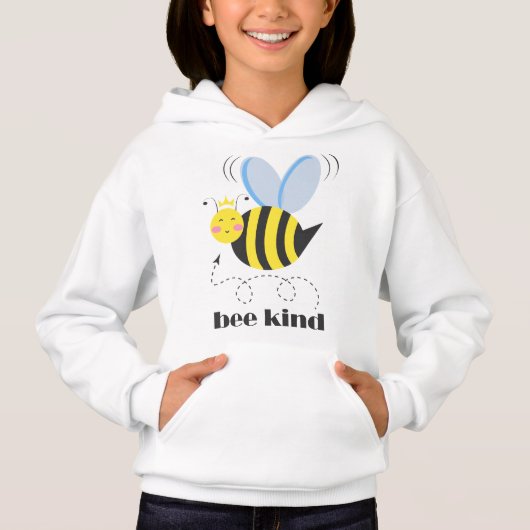Happy bee princess with crown and shagon Bee Kind (正面)